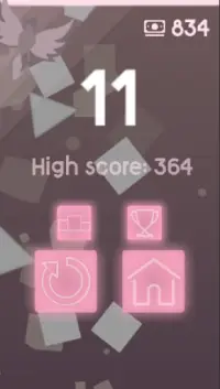 Shape Fall: dodge blocks with your fingers! Screen Shot 2
