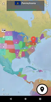 MapMaster Free - Geography game Screen Shot 6