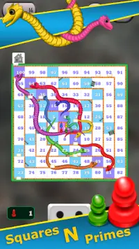 Squares N Primes - Mathematical Snakes & Ladders Screen Shot 0