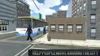 Stadtbus Simulator 2017 - Öffentliches Fahren Screen Shot 2