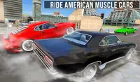 Americano Músculo Carro Simulador Dirigindo jogos Screen Shot 5