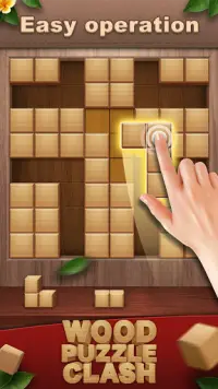 Wooden Puzzle Clash | Align Blocks Free Game Screen Shot 0