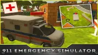 911 Скорая помощь симулятор 3D Screen Shot 2