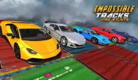 Crazy Car Stunts - Impossible tracks driving sim Screen Shot 14