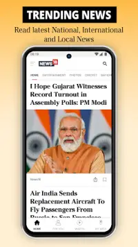 News18- Latest & Live News App Screen Shot 0