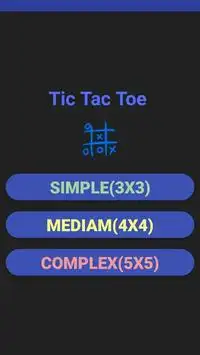 TicTacToe Game App Screen Shot 1