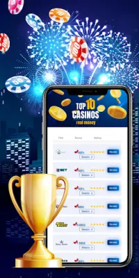 Top 10 Casino en Ligne - Examen de l'Argent Réel Screen Shot 0