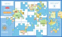 World Map Puzzle Screen Shot 3