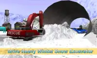 Nieve Rescate Excavadora Sim Screen Shot 2