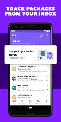 Yahoo Mail – Organized Email Screen Shot 2