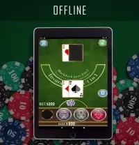 Blackjack 21 - Offline & Free Screen Shot 7