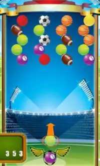 Bubble Shooter Sports Screen Shot 3