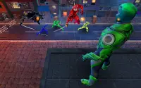 Điện Dino Anh hùng Ninja Fighters Trận bóng thép Screen Shot 1