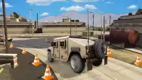 exército jipe dirigindo ônibus- melhor transporte Screen Shot 0