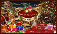 # 239 New Free Hidden Object Game Street Christmas Screen Shot 1