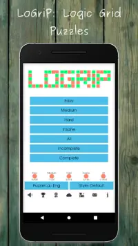 LoGriP (Logic Grid Puzzles) Screen Shot 0
