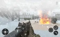 雪陸軍スナイパー射撃戦争：FPS島シューター Screen Shot 3