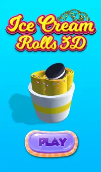 Ice Cream Rolls 3D Game Stir-Fried Frozen Desserts Screen Shot 10
