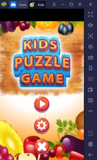 Kids Fruits Puzzle Game Screen Shot 0