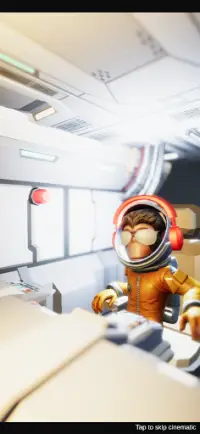 Space Monkey - Endless Space Runner Screen Shot 0