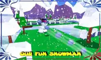 Snowball Attack - Icy Shooting Snowman Castle Park Screen Shot 1