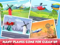 Airplane wash Games for kids Screen Shot 2