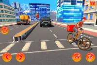 BMX Bicycle Pizza Delivery Boy Screen Shot 2