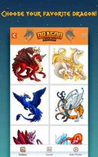 Dragon Pixels Art – Dragon Color By Number Screen Shot 2