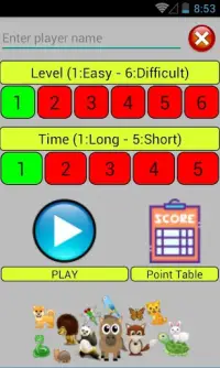 GaMemory ( Memory game ) Screen Shot 0