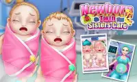 Newborn Twin Sisters Care Screen Shot 0