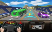 Luxus Bus Autobahn Rennfahrer der Verkehr Fahren Screen Shot 4