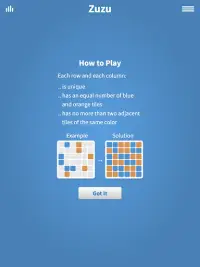 Zuzu · Binary Puzzle Game Screen Shot 6