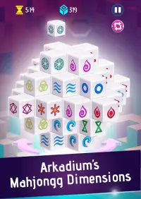 Mahjongg Dimensions: Arkadium’s 3D Puzzle Mahjong Screen Shot 1