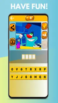 Oggy Quiz Game Screen Shot 2