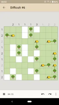 Trees and Tents Puzzle Screen Shot 5