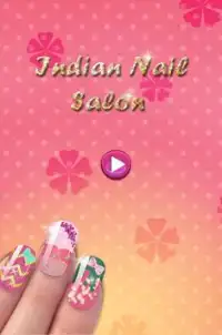 Indian Nail Art Salon Game Screen Shot 2