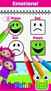 Kids Coloring Games - EduPaint Screen Shot 0