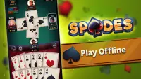 Spades Offline - Kartenspiele Screen Shot 5