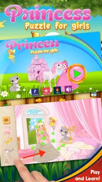 Principessa puzzle gioco gratis per ragazze Screen Shot 0