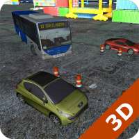 Big Bus Driver Parking 3D