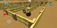 Maze with monsters and traps. Difficult obstacles Screen Shot 2