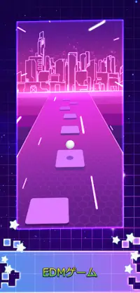 Tiles Hop Ball - Neon EDM Rush Screen Shot 0