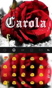 Carola TouchPal Keyboard Theme Screen Shot 2
