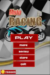 Moto Racing 3D 2016 Screen Shot 0