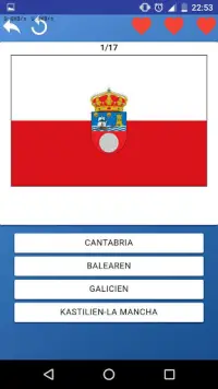 Spanien Provinzen - Test, Flaggen, Karten Screen Shot 1
