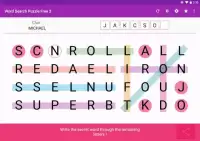 Word Search Puzzle Free 3 Screen Shot 7