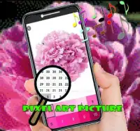 Peony Flowers Color By Number-Pixel Art Screen Shot 2