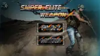 Scharfschütze: Elite Waffe X Screen Shot 0