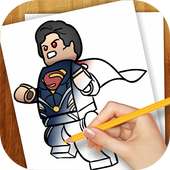 Learn to Draw Lego Superheroes