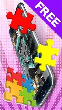 jigsaw puzzle anime manga miku  free game Screen Shot 1
